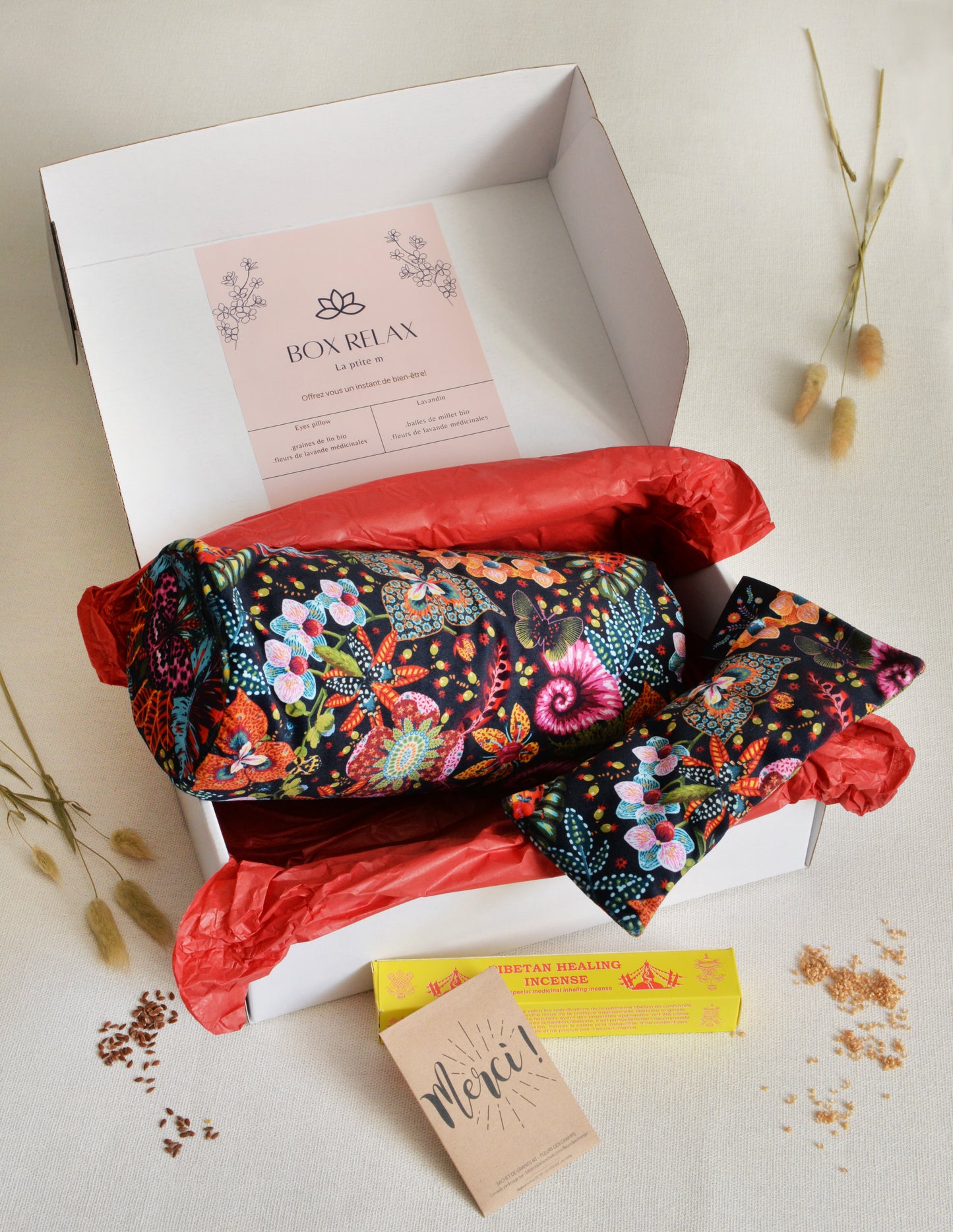 Box relax Noël Amazonie vert amande