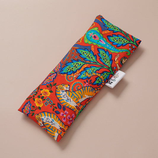 Eyes pillow coton bio (coussinet relaxant pour les yeux )                                    india bengale rouge