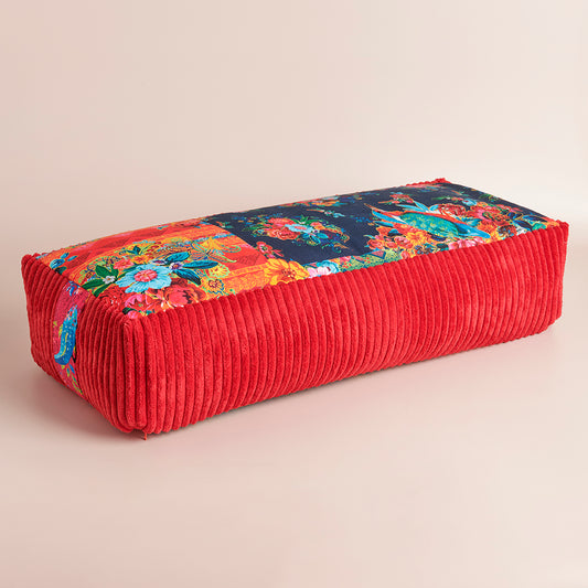 Bolster rectangulaire traversin de yoga Martin pêcheur