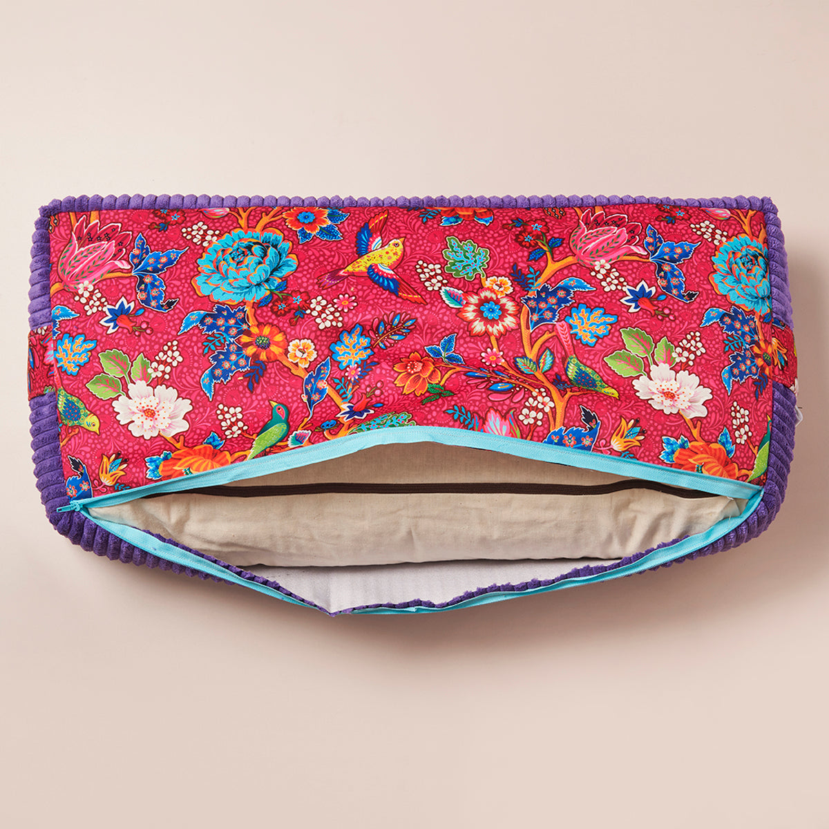 Bolster rectangulaire traversin de yoga nuit indienne