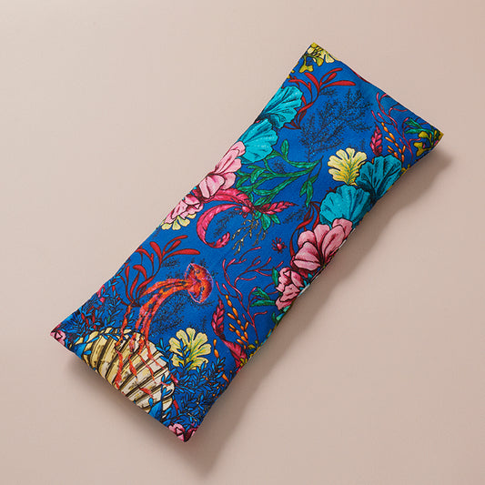 Eyes pillow coton  bio (coussin relaxant pour les yeux)                                    sous l'océan