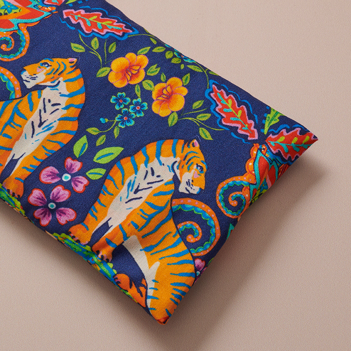 Eyes pillow coton bio (coussinet relaxant pour les yeux)                                   india bengale bleu nuit