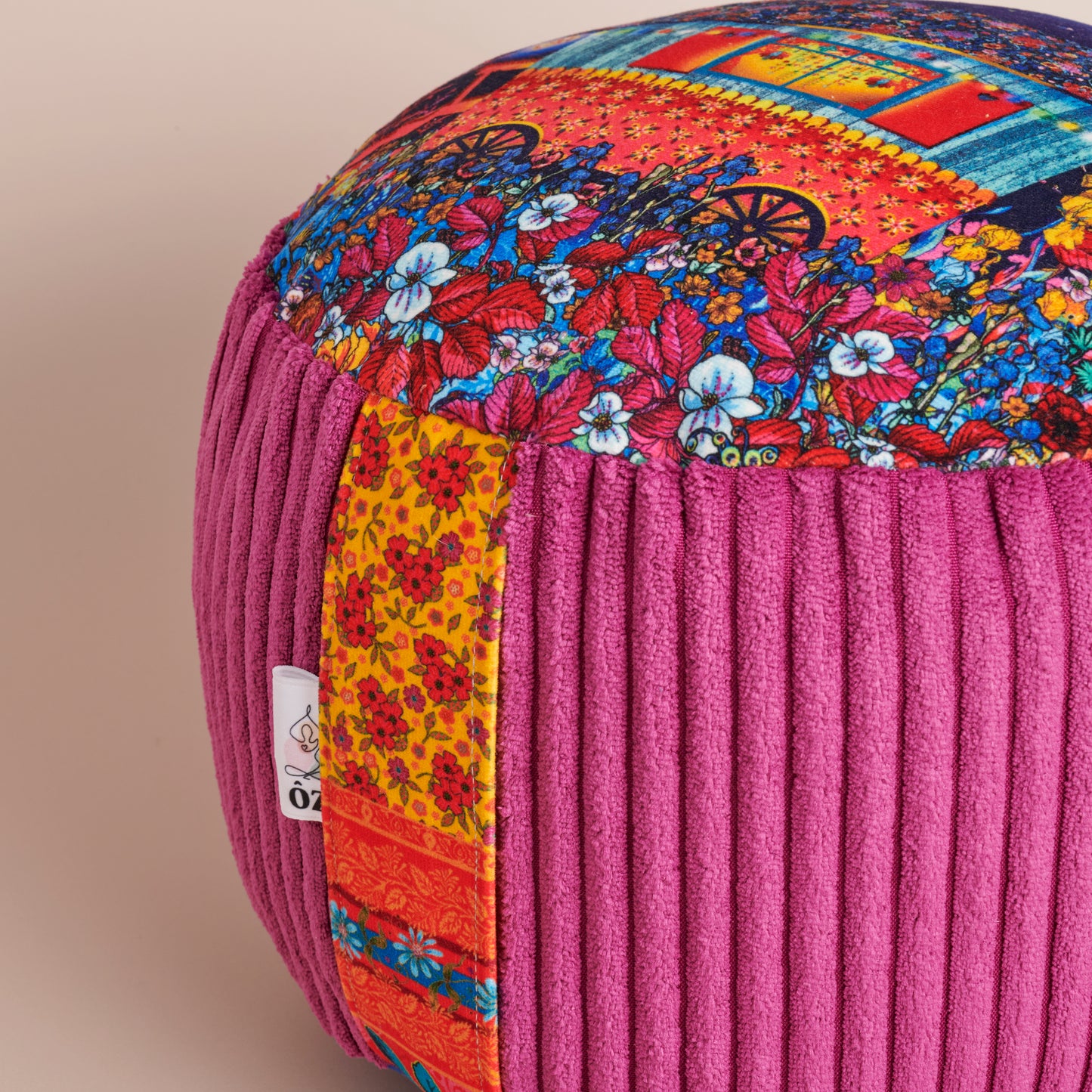 Rondo coussin de méditation haut voyage bohème