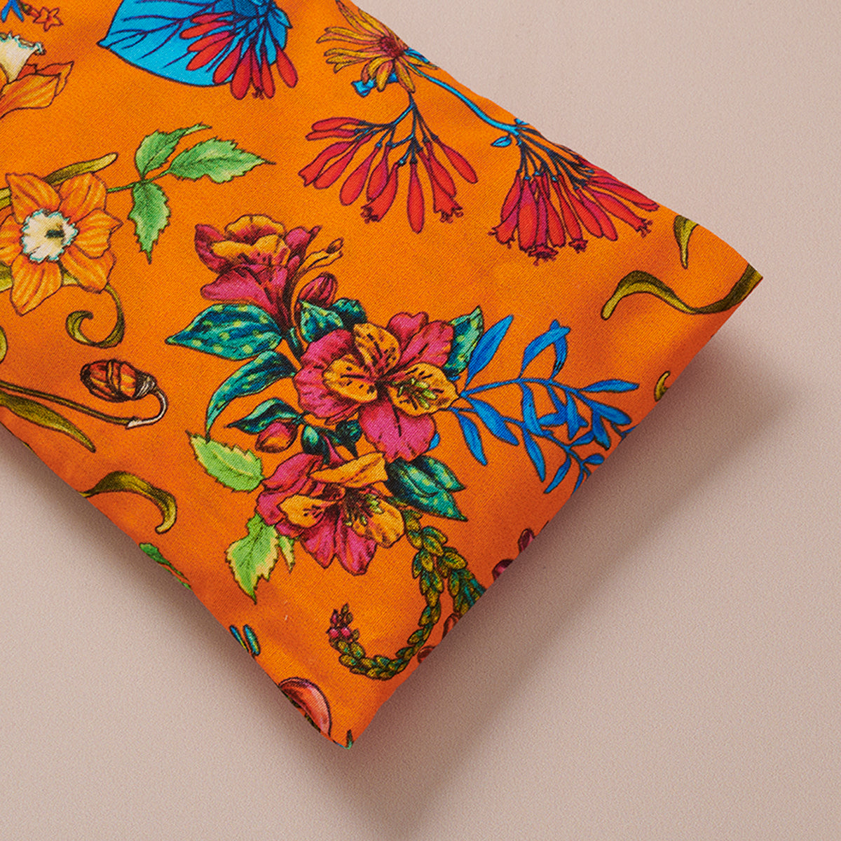 Eyes pillow coton bio (coussinet relaxant pour les yeux)                                        un jardin d'automne