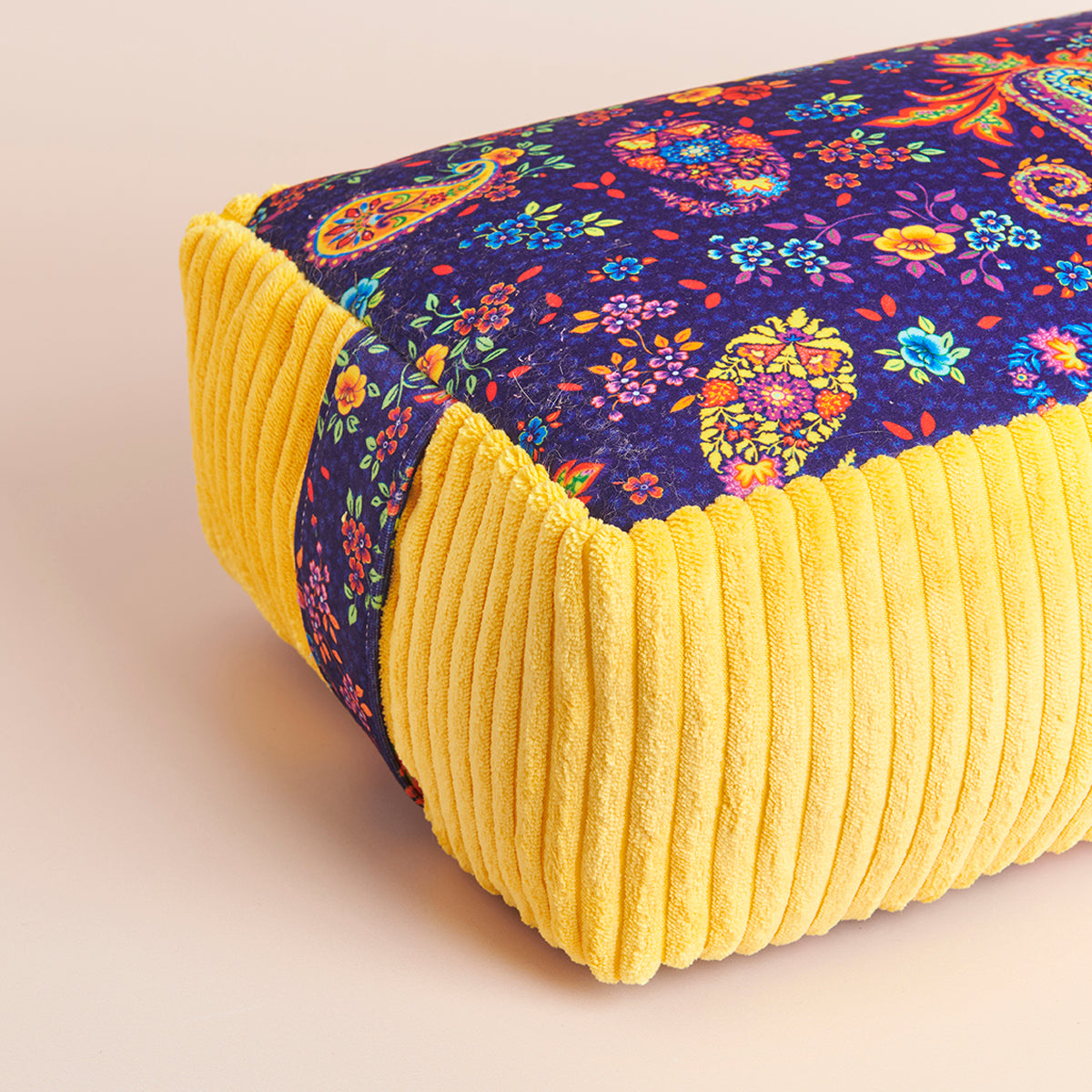 Bolster rectangulaire traversin de yoga nuit indienne