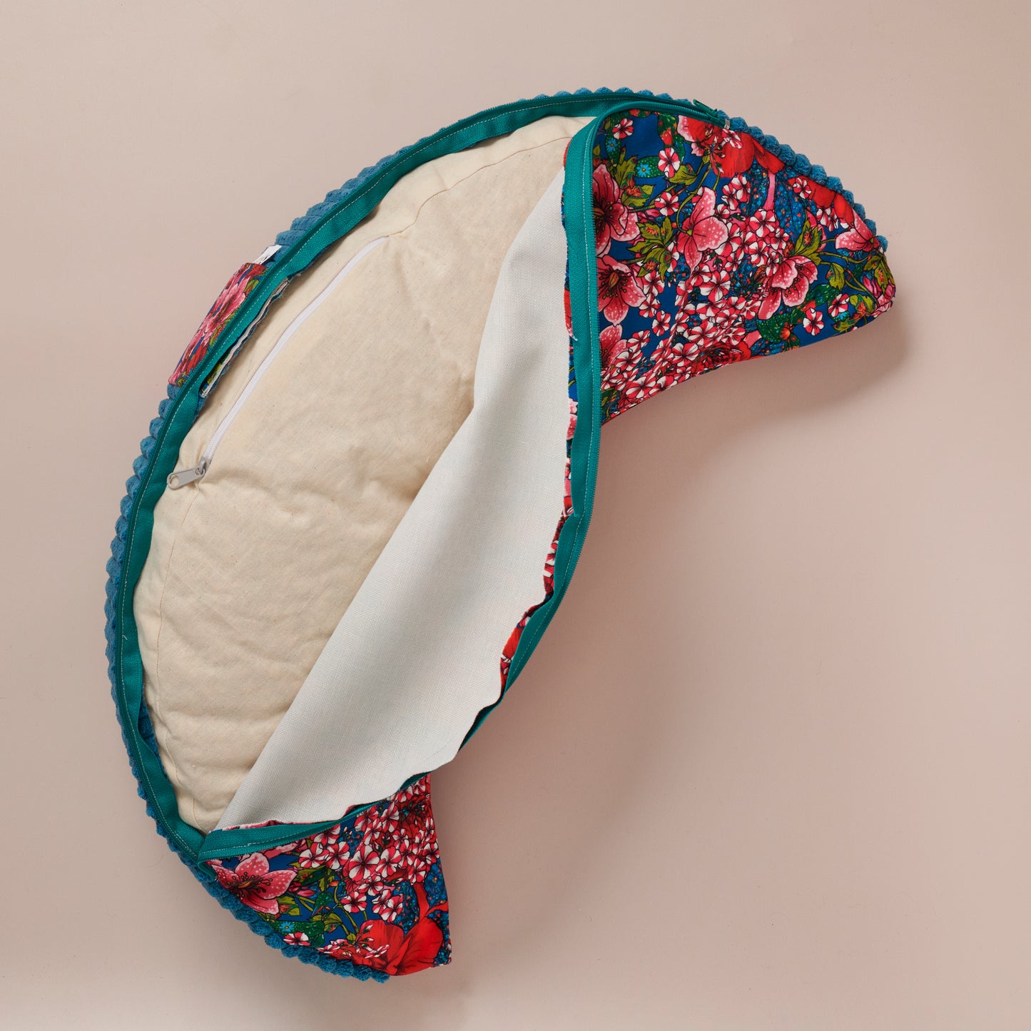 Zafu coussin de méditation demi lune Amazonie noir