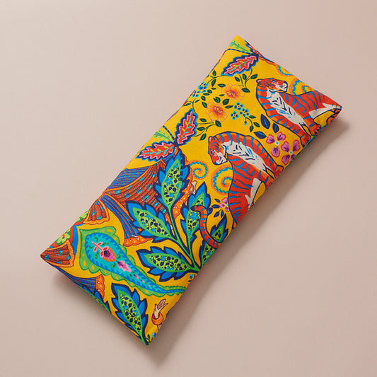 Eyes pillow coton bio(coussinet relaxant pour les yeux)                                   india bengale jaune citron