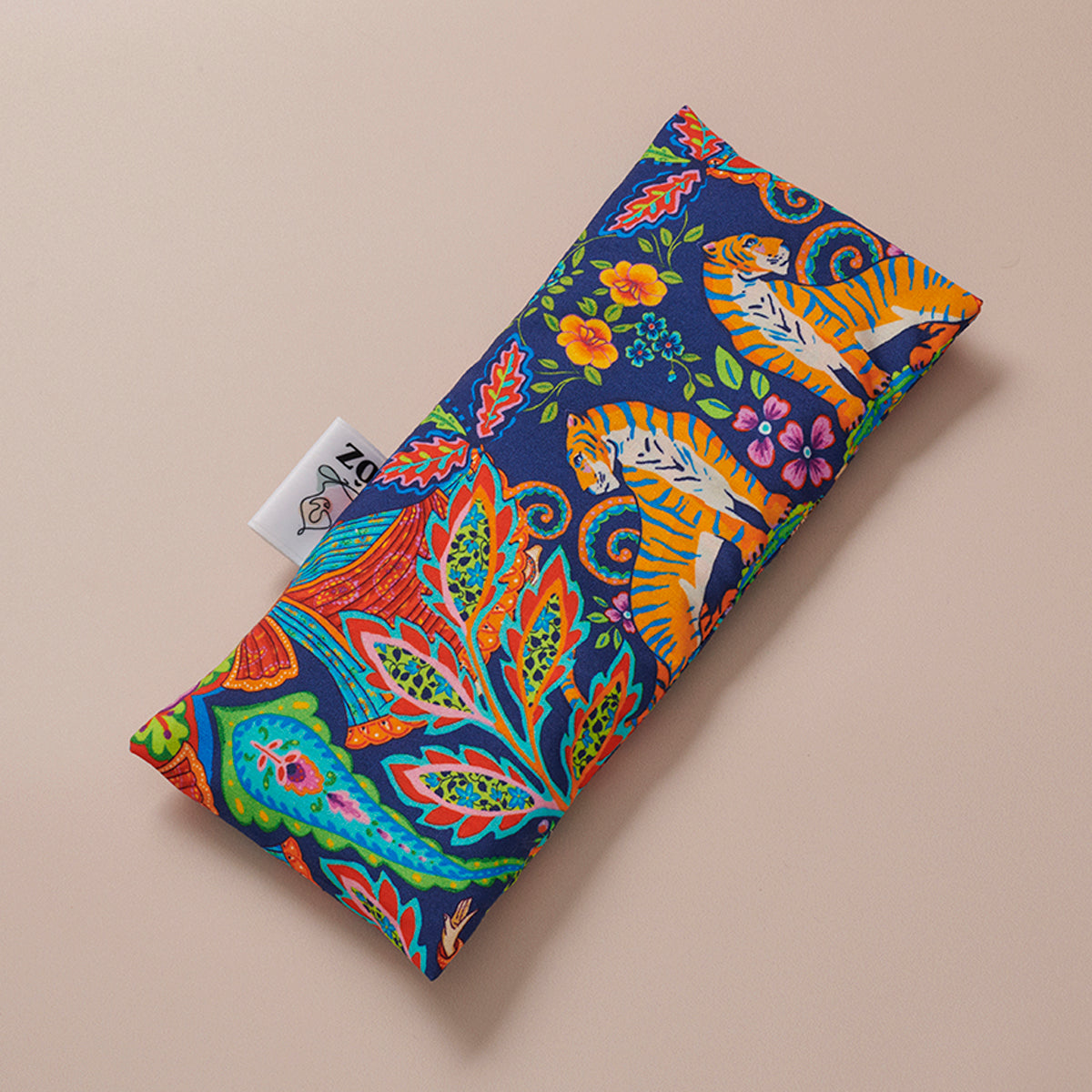 Eyes pillow coton bio (coussinet relaxant pour les yeux)                                   india bengale bleu nuit