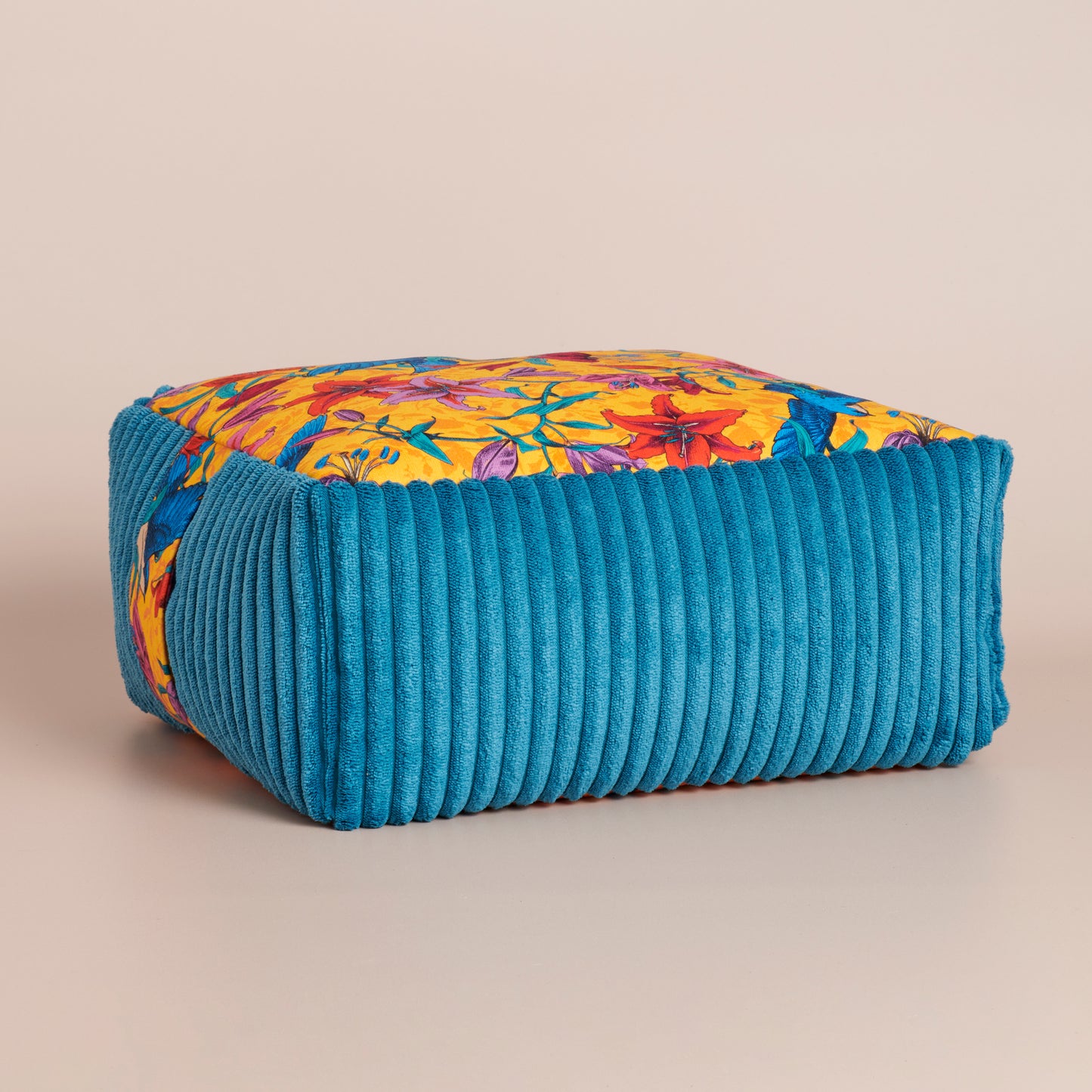 Coussin de méditation          mini zafu hirondelles