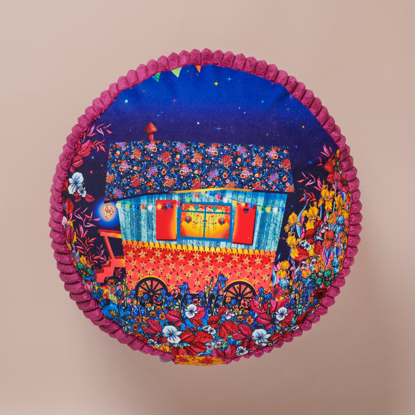 Rondo coussin de méditation haut voyage bohème